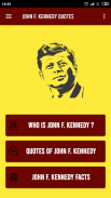 John F Kennedy Quotes Biography and Facts screenshot 4