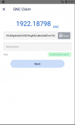 GNC Wallet screenshot 0