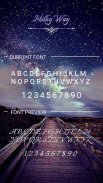 Milky Way Font for FlipFont , Cool Fonts Text Free screenshot 2