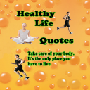 Healthy Life Quotes Icon