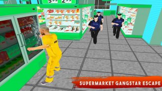 Gangster Kaçış Süpermarket 3D screenshot 10