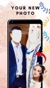 Hijab Wedding Suit Couple screenshot 1
