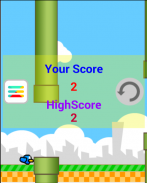 Flappy Bird Blue screenshot 2