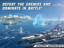 Pacific Warships: ऑनलाइन वारगेम PvP नेवल शूटर screenshot 15