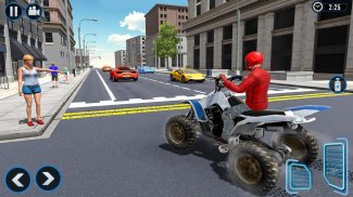 ATV Quad Bike Simulator 2018: Bike Taxi Games screenshot 0