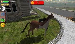 Simulador de gato piloto : monta en moto y caballo screenshot 3