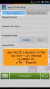 Deposit & Savings Calculator screenshot 1