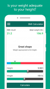 My BMI: BMI Calculator screenshot 1