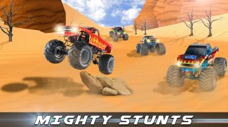 Monster Truck Desert Stunt Race screenshot 1