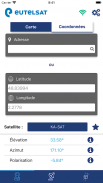 Eutelsat satellite finder screenshot 2