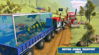 Sea Animals Transport Truck Simulator 2019 screenshot 2