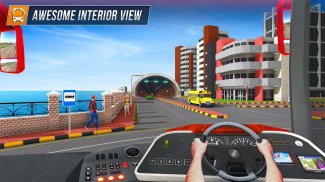 Modern Bus Drive 3D Parking new Games-FFG Bus Game screenshot 1