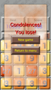 Game 2048 screenshot 4