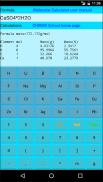 Molecular Calculator Lite screenshot 0