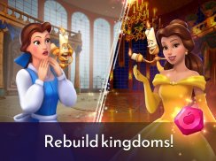 Disney Princesses Puzzle Royal : Match 3 et Déco screenshot 9