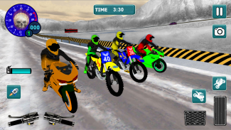 Snow Bike Motocross Racing - Mountain Driving 2019 screenshot 0