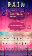 Rain Keyboard Background Theme screenshot 2