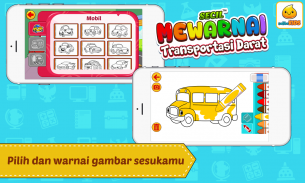 Mewarnai Mobil Kartun screenshot 1