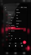 PitchBlack | DarkRed CM13/12 Theme screenshot 0