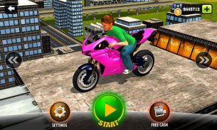 Kinder Motorrad Stunt Rider 3D screenshot 1