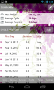 iPeriod Period Tracker Free screenshot 6