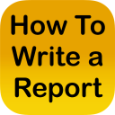 HOW TO WRITE A REPORT Icon