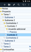 Cuaderno jerárquicos de notas screenshot 4