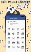 Animated Panda Stickers For Whatsapp 2021 screenshot 2