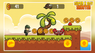 Super X Boy Shooter: Adventure game screenshot 1