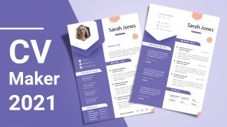 CV Maker with Photo - Resume Maker 2019 screenshot 1