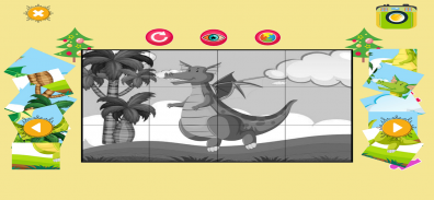 Dinosaurier Ausmalbilder Spiele - Dinosaur Puzzle screenshot 2