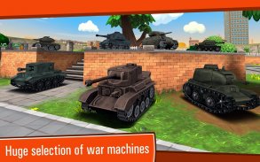 Toon Wars: 激动人心的联网坦克大战。 screenshot 2