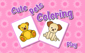 Coloring Cute Pets screenshot 2