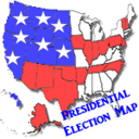 Presidential Election Map Icon