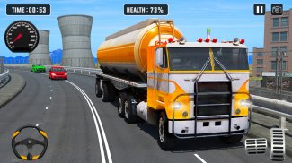 Cargo Delivery Truck Driver:Oil Tanker Truck Games screenshot 3