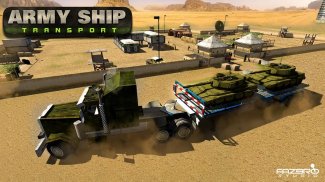 Army Transport Tank Ship Games screenshot 1