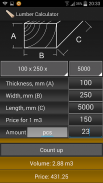 Calculator Bauholz screenshot 9