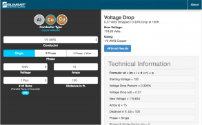 Voltage Drop Calculator screenshot 2