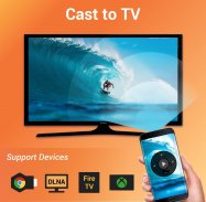 Hantar ke TV & Chromecast : telefon sambung ke tv screenshot 1