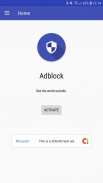 Adblock - No Ads. Better battery, faster browsing. screenshot 2