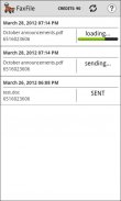 FaxFile - Send Fax from phone screenshot 3