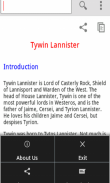 Game of thrones encyclopedia and quotes screenshot 2