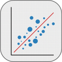 Correlation Coefficient Calc Icon