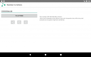Numbers to letters screenshot 2