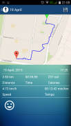 Kilometers: GPS Track Walk Run screenshot 3