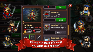 Marmok's Team Monster Crush RPG кликер screenshot 19