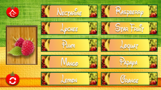 Spelling Game - Fruit Vegetable Spelling learning screenshot 4