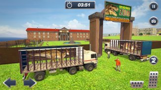 jurássico Dinossauro Transporte Fora da estrada screenshot 1