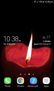 Red Candle Light LWP screenshot 1
