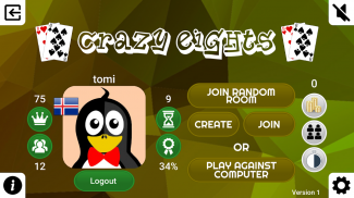 Crazy Eights Online screenshot 2